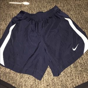 small navy blue nike shorts